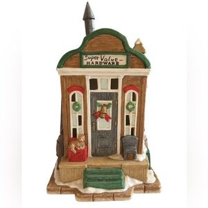 1994 Christmas On Mainstreet Mercuries Super Value Hardware Building